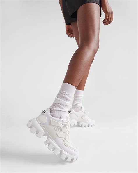 prada cloudbust air white|Prada cloudbust thunder sequined sneakers.